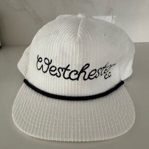Brand new Westchester country club hat New York golf one size corduroy